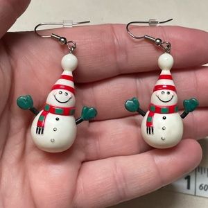 Cute Snowman Earrings